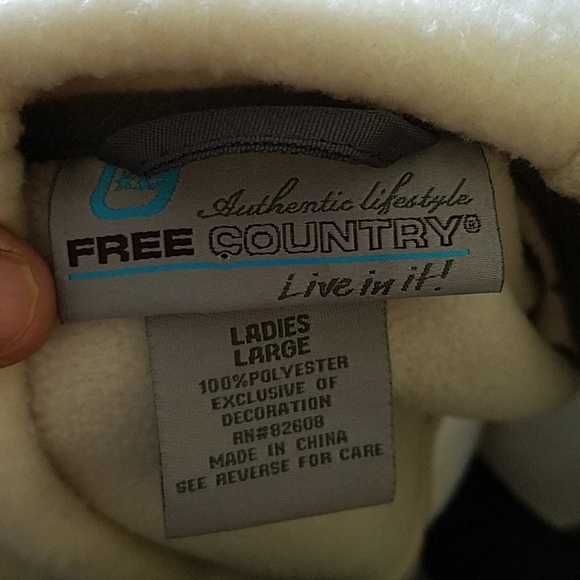 Free Country Fleece zip up jacket - Picture 9 of 9